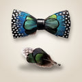 The Azure Polka bowtie