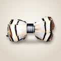The Ivory Stripe bowtie