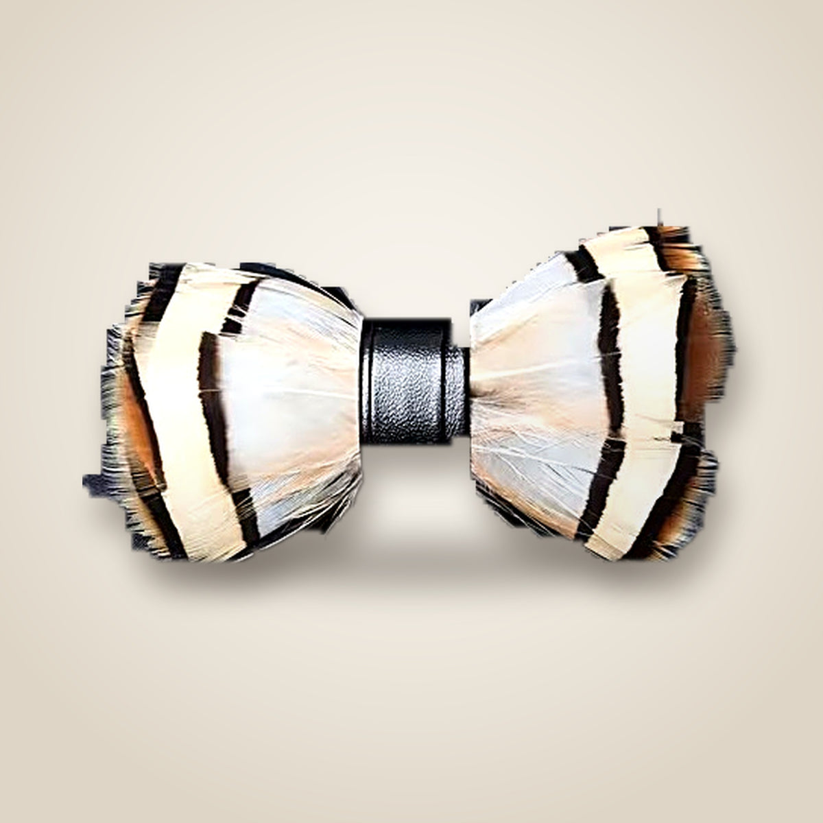 The Ivory Stripe bowtie