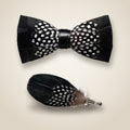 The Polka Noir bowtie