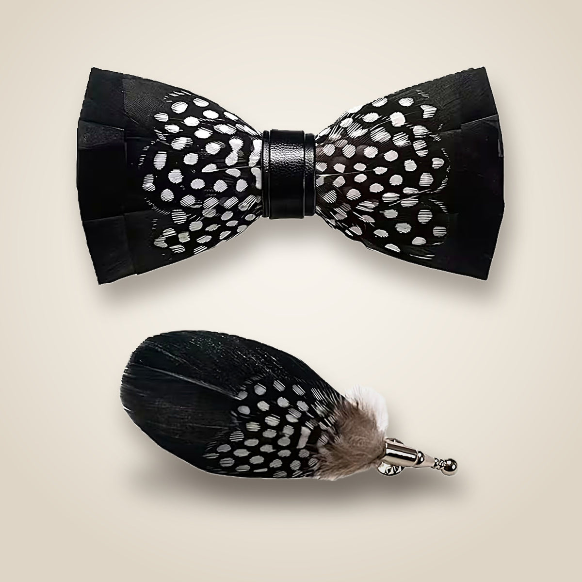 The Polka Noir bowtie