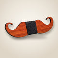 Laser-Cut Wood: Moustache bowtie