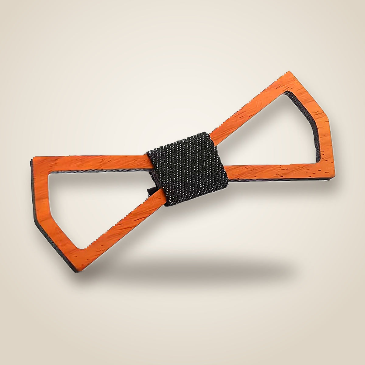 Laser-Cut Wood: Open Frame bowtie
